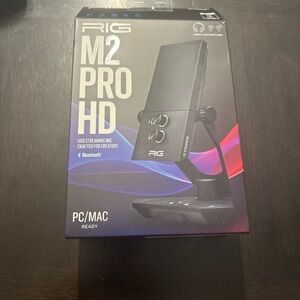 M2 PRO HD USB Streaming Microphone - Black